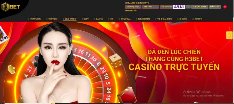 Dữ liệu login tài khoản H3BET 