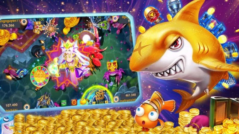 Cá lớn có kích thước to, di chuyển nhanh Bắn Cá Đại Dương